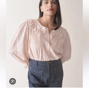 DOEN HELENE TOP Size Small Sundried Rose HMD